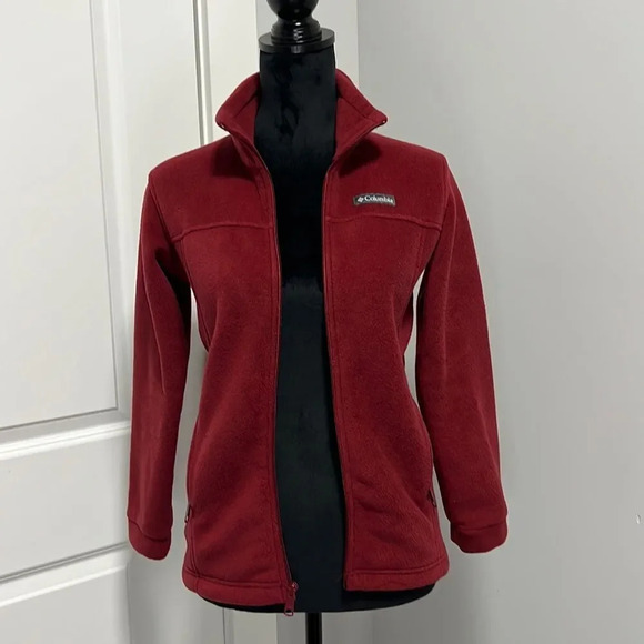 Columbia || Fleece Sweater with zipper kids size 10-12 - Picture 1 of 9